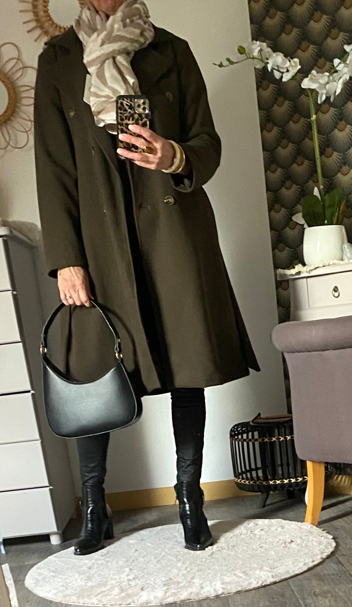 MANTEAU SOPHIA  MARRON    TAILLES S/M/L/XL