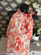 TOP FLORAL CORAIL TU 38/44