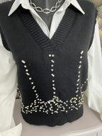 PULL CHEMISE STRASS  TU 34/40 PETIT 42