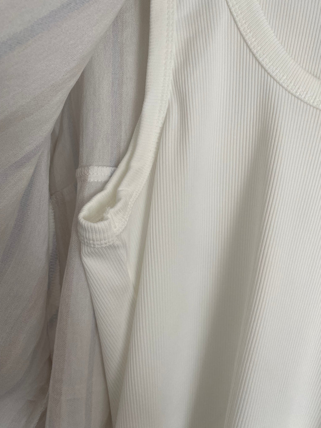 ENSEMBLE CHEMISE ET TOP CARLA RAYE BLEU ET BEIGE   TU  36/42