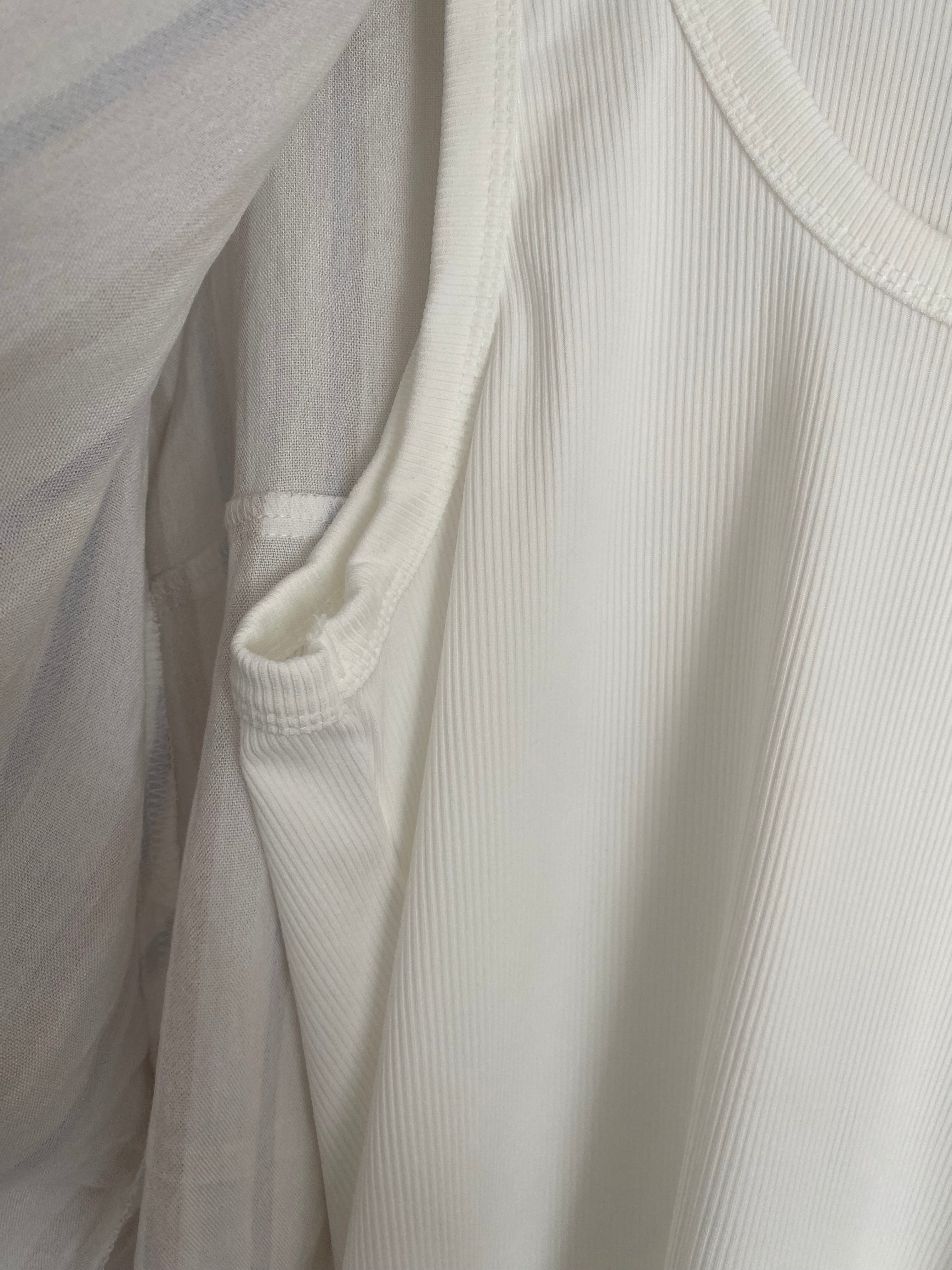 ENSEMBLE CHEMISE ET TOP CARLA RAYE BLEU ET BEIGE   TU  36/42