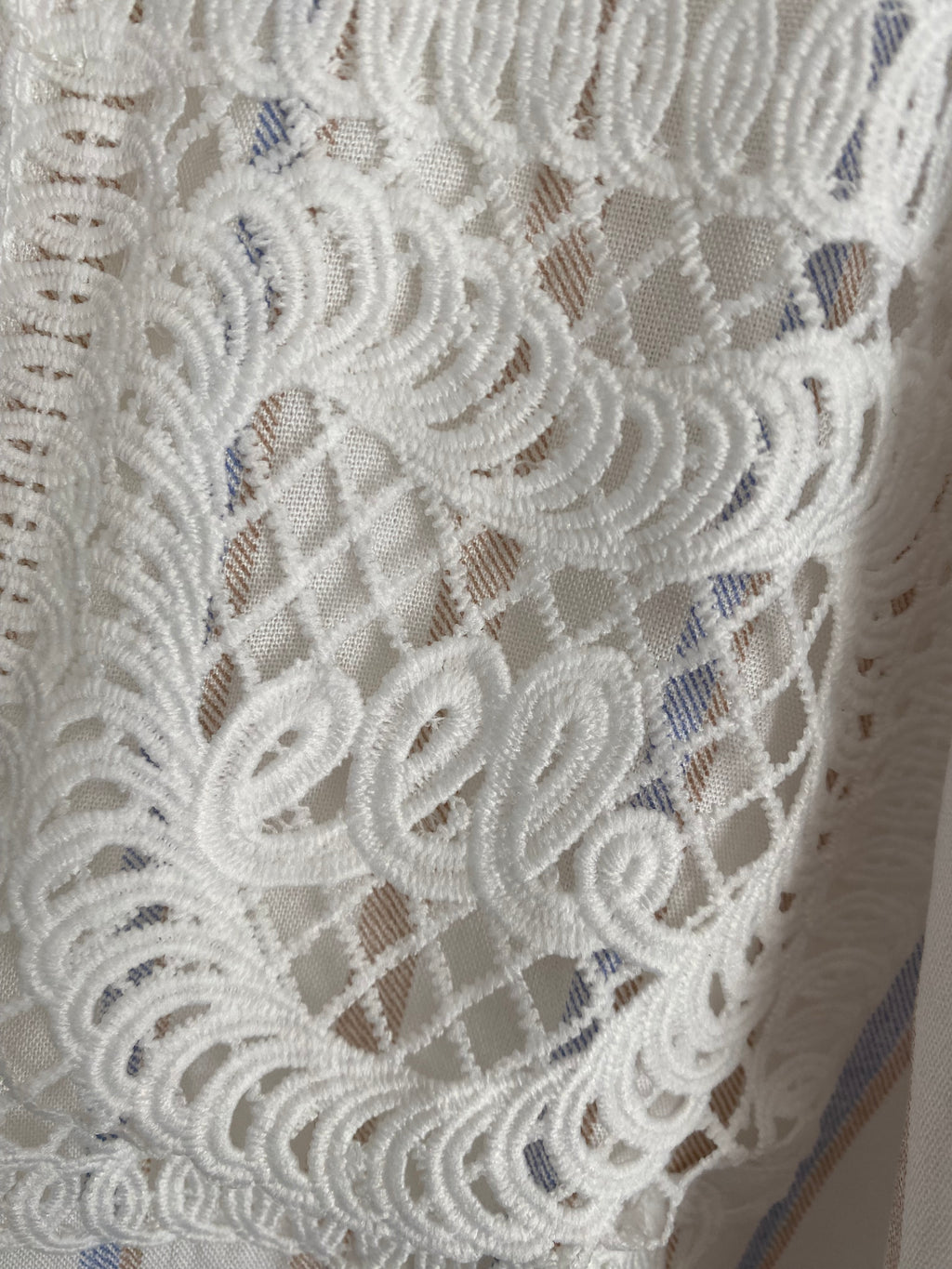 ENSEMBLE CHEMISE ET TOP CARLA RAYE BLEU ET BEIGE   TU  36/42