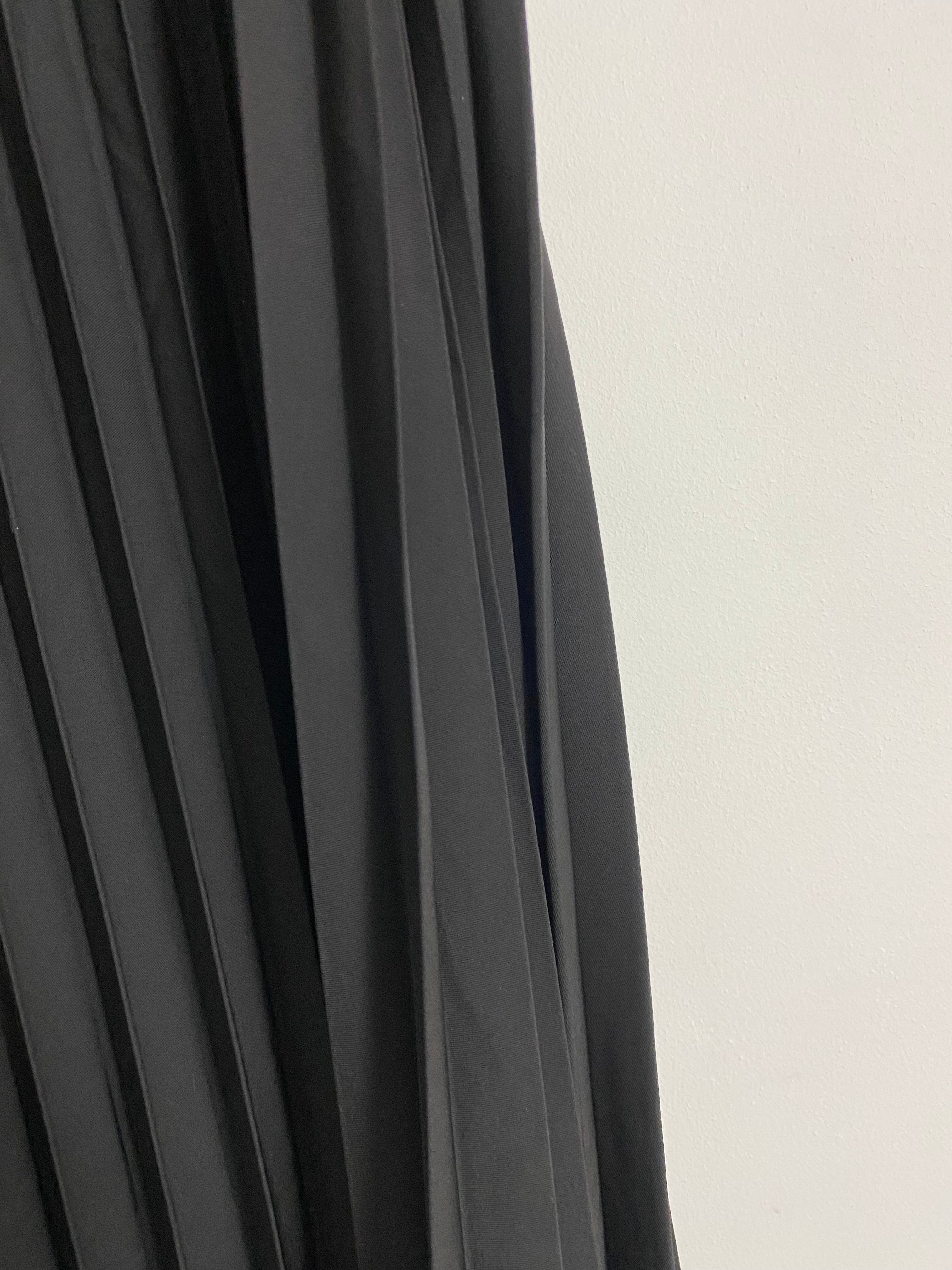 JUPE PLISSEE NOIRE  TU 36/44