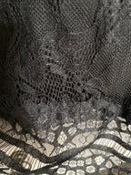 TOP DENTELLE ROSE /ECRU /NOIR  TU 34/42