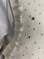 ENSEMBLE PULL PLUS CHEMISE   ECRU  TU 36/44