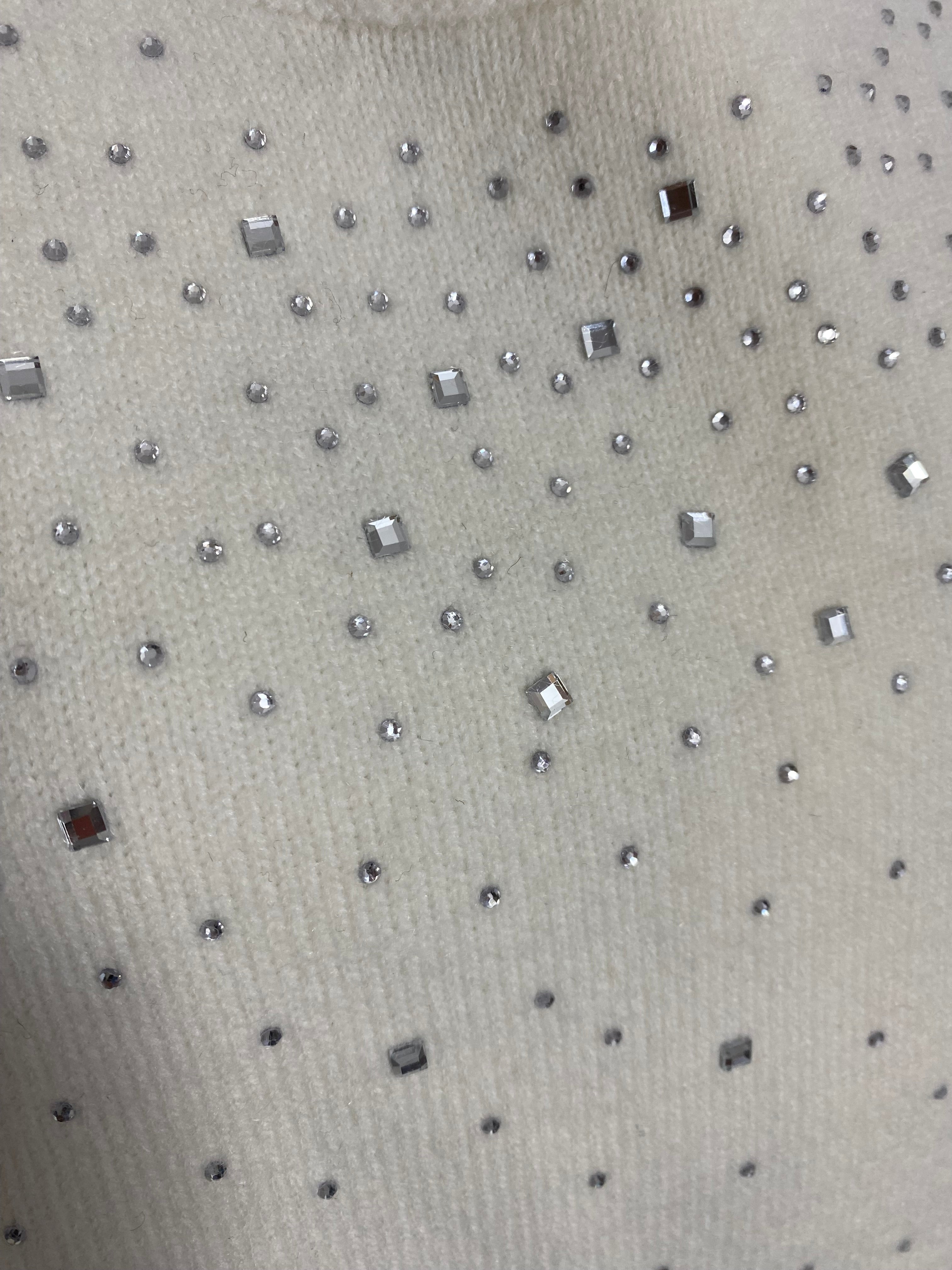 ENSEMBLE PULL PLUS CHEMISE   ECRU  TU 36/44