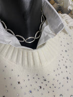 ENSEMBLE PULL PLUS CHEMISE   ECRU  TU 36/44