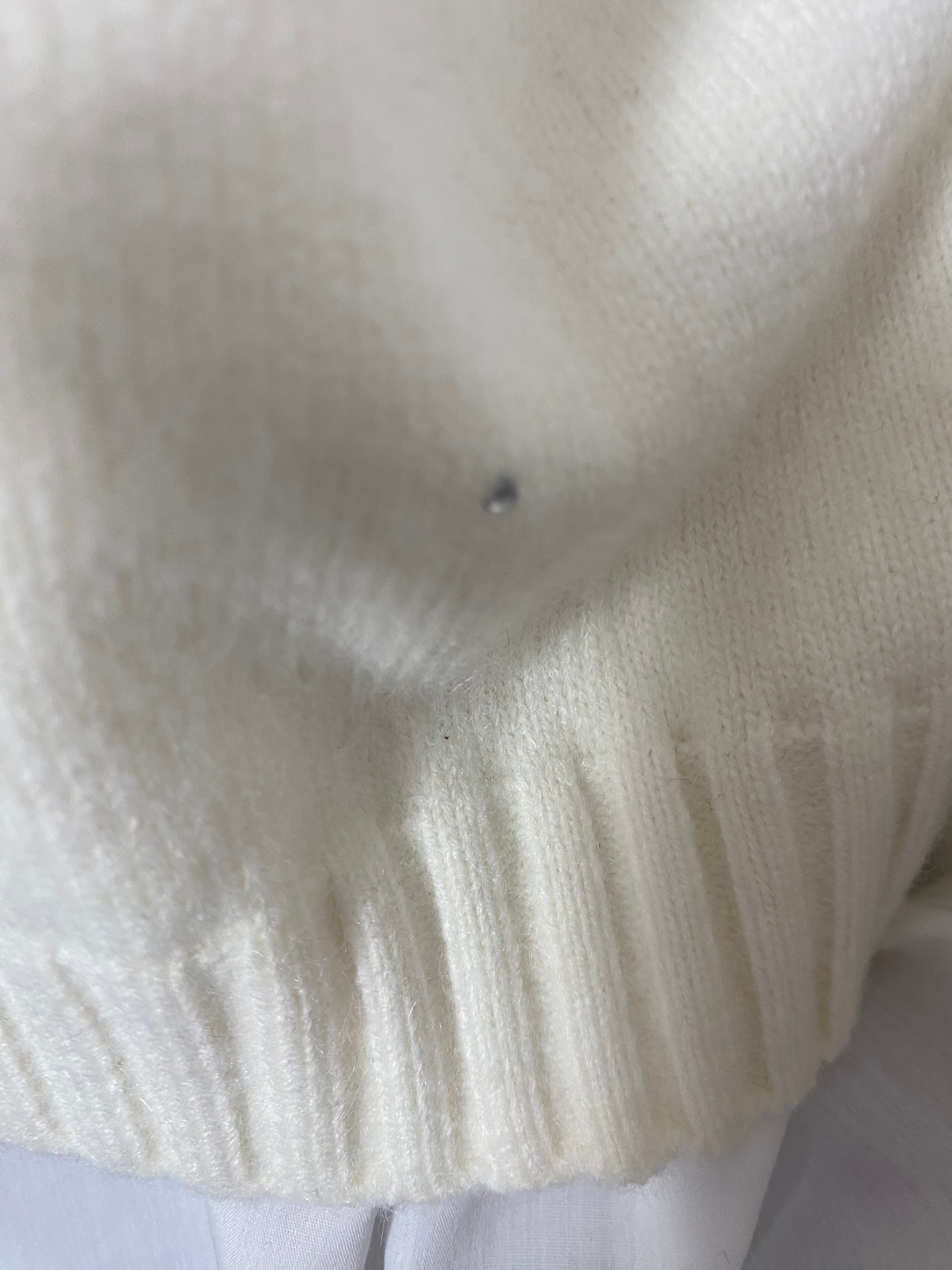 ENSEMBLE PULL PLUS CHEMISE   ECRU  TU 36/44