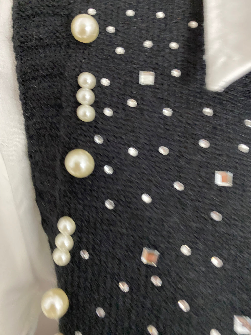 ENSEMBLE PULL PLUS CHEMISE   NOIR TU 36/44