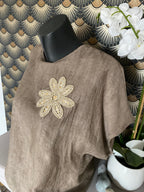 TOP FLORA  TU 38/46  EXISTE EN 5 COULEURS