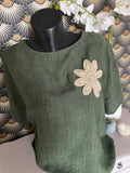 TOP FLORA  TU 38/46  EXISTE EN 5 COULEURS