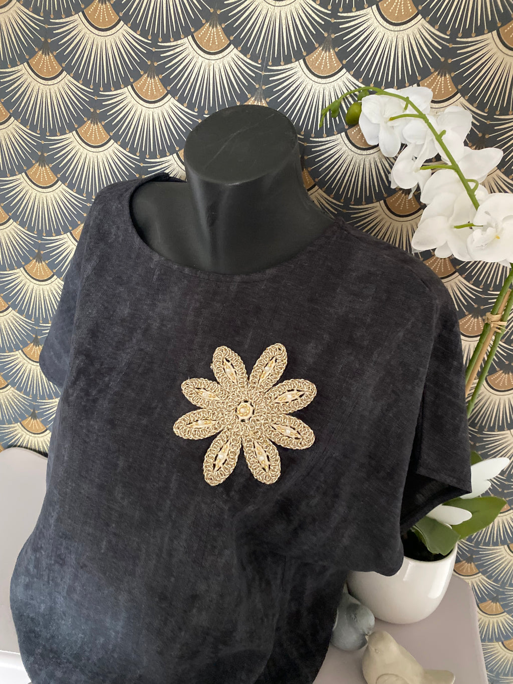 TOP FLORA  TU 38/46  EXISTE EN 5 COULEURS