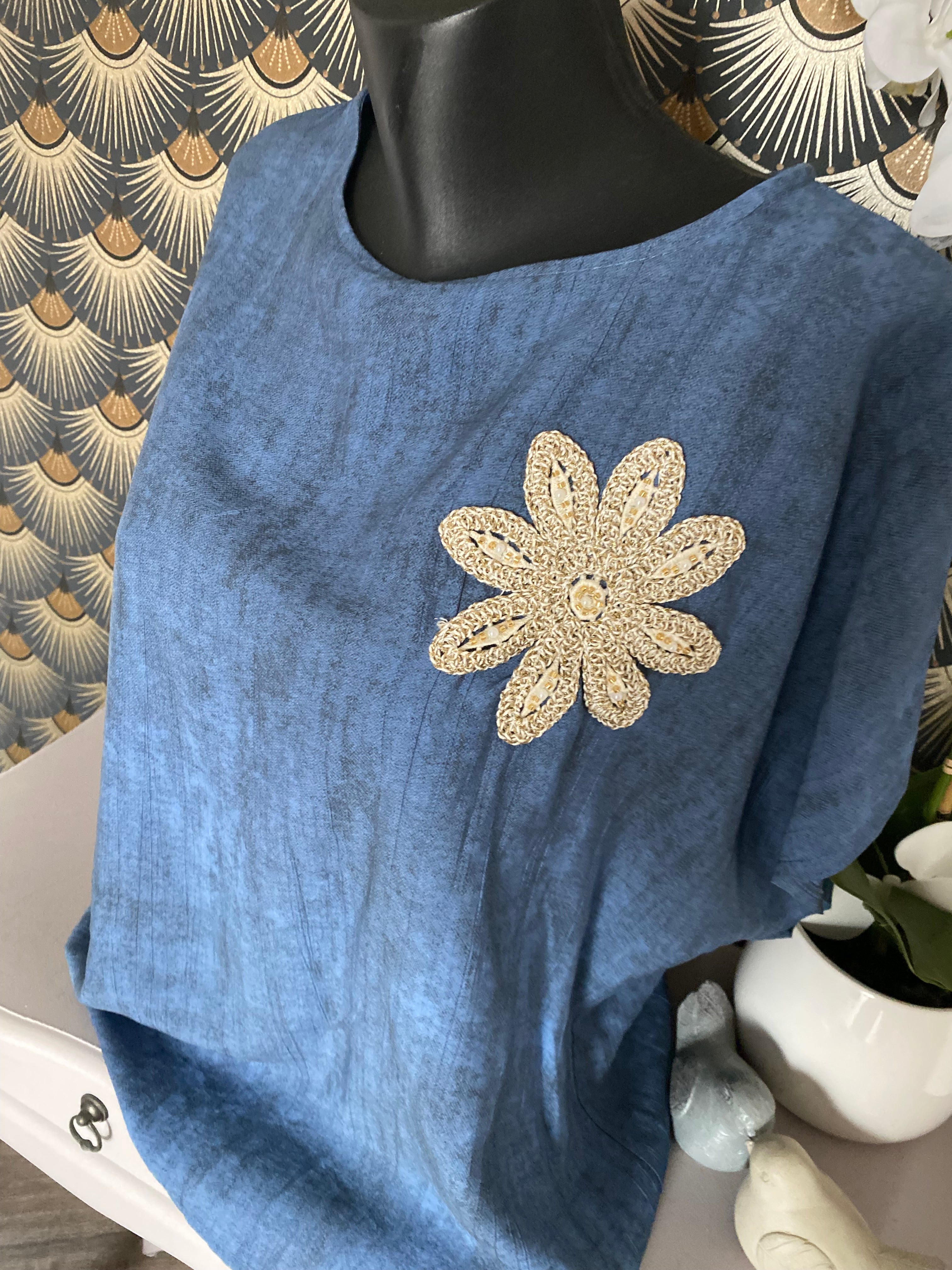 TOP FLORA  TU 38/46  EXISTE EN 5 COULEURS