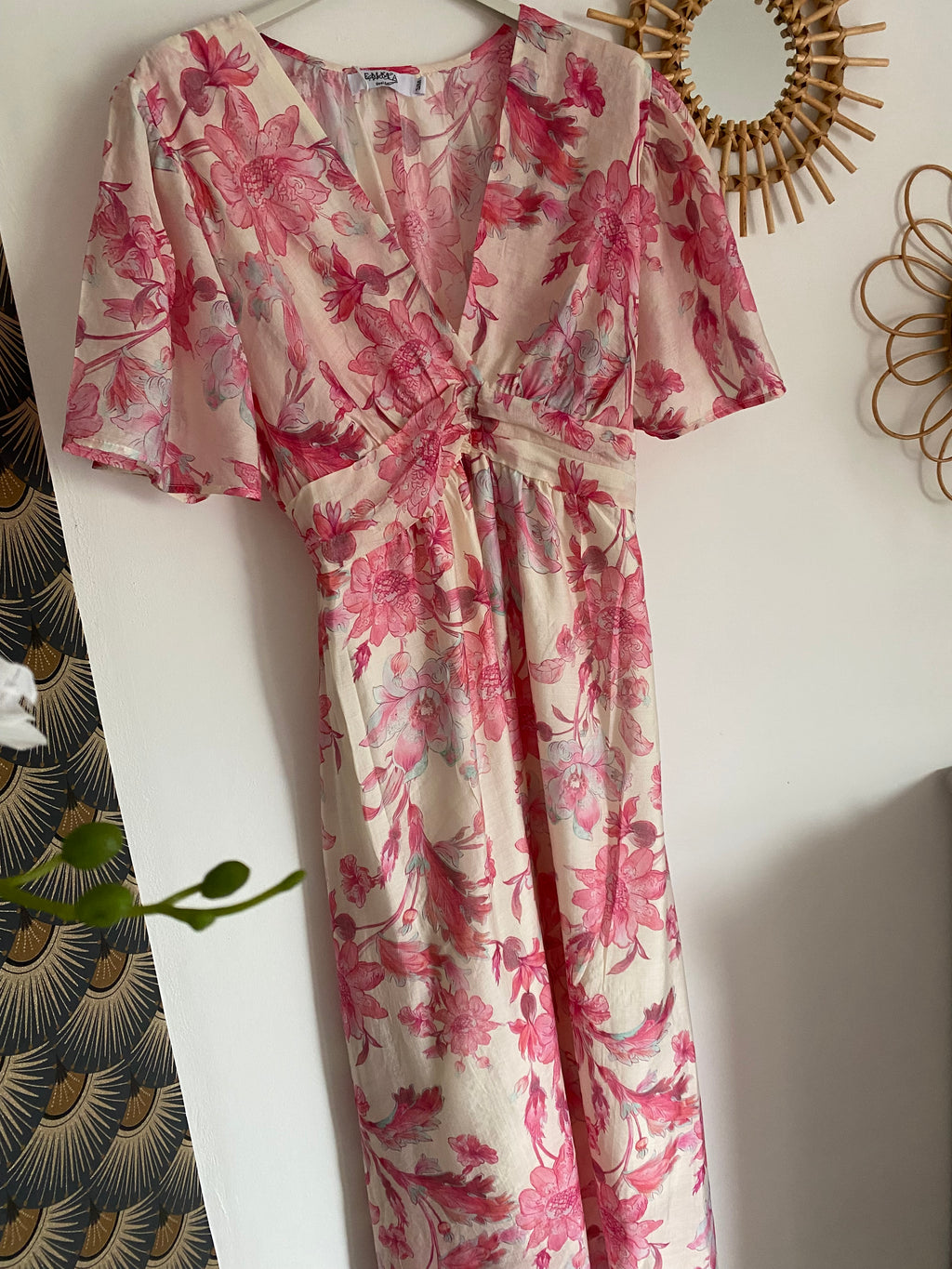 ROBE  LONGUE EMMA  MODELE 4 FUSHIA  TAILLE S/M OU M/L