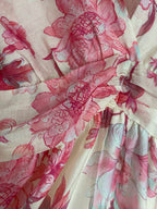 ROBE  LONGUE EMMA  MODELE 4 FUSHIA  TAILLE S/M OU M/L