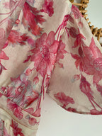 ROBE  LONGUE EMMA  MODELE 4 FUSHIA  TAILLE S/M OU M/L