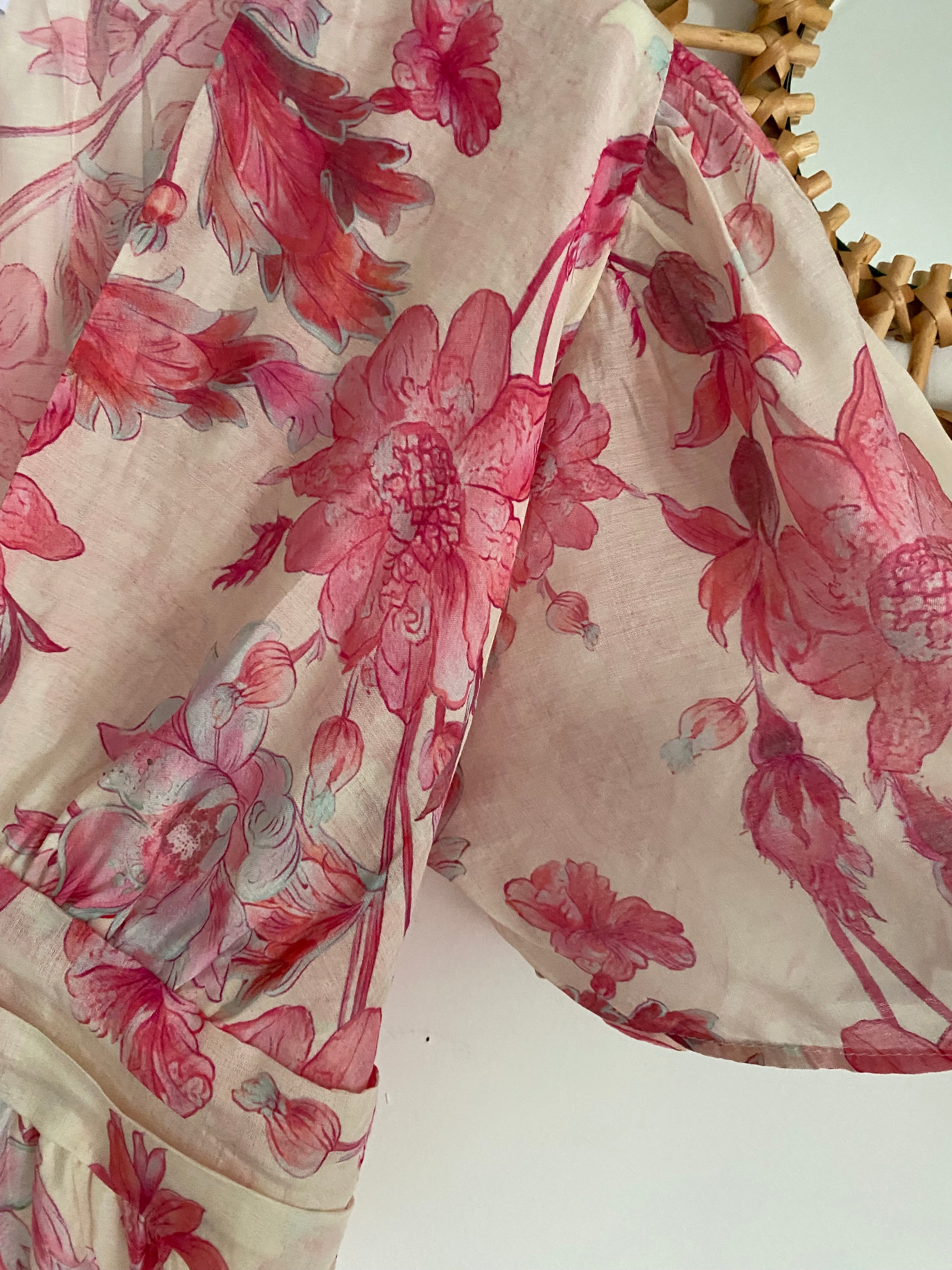 ROBE  LONGUE EMMA  MODELE 4 FUSHIA  TAILLE S/M OU M/L