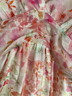 ROBE  LONGUE EMMA  MODELE 2 ROSE   TAILLE S/M OU M/L