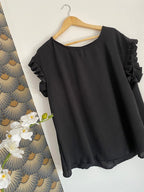 TOP NATHALIE NOIR  COLLECTION BELLE TAILLE 42 AU 48