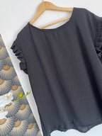 TOP NATHALIE NOIR  COLLECTION BELLE TAILLE 42 AU 48