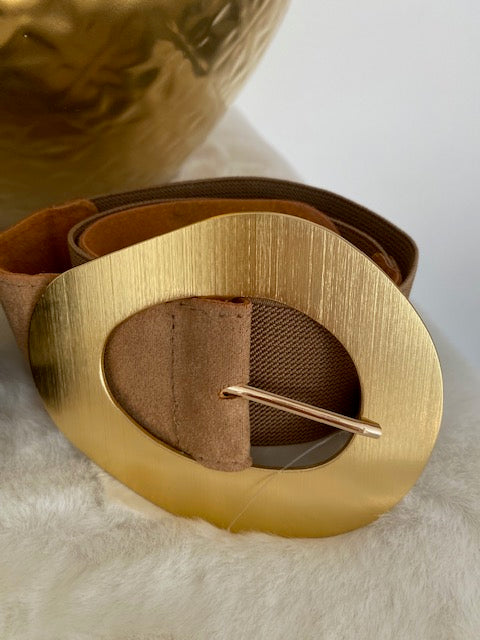 CEINTURES ELASTIQUES  BOUCLE DOREE         DIVERS  COLORIS