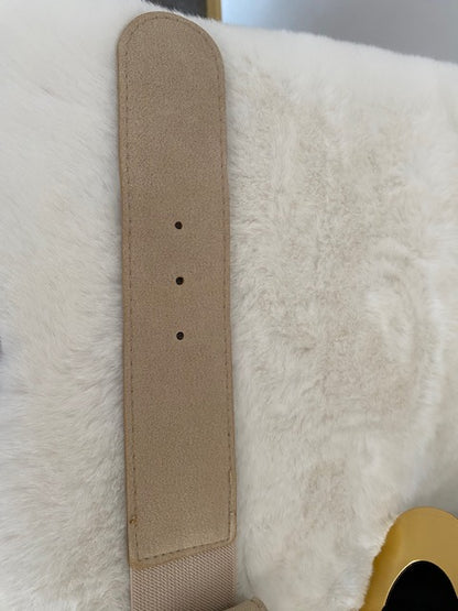 CEINTURES ELASTIQUES  BOUCLE DOREE         DIVERS  COLORIS