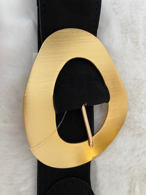 CEINTURES ELASTIQUES  BOUCLE DOREE         DIVERS  COLORIS