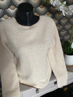 PULL NOEUDS CORINNE ECRU TU 34/40 PETIT 42