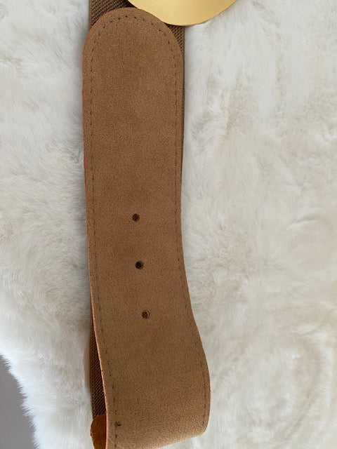 CEINTURES ELASTIQUES  BOUCLE DOREE         DIVERS  COLORIS