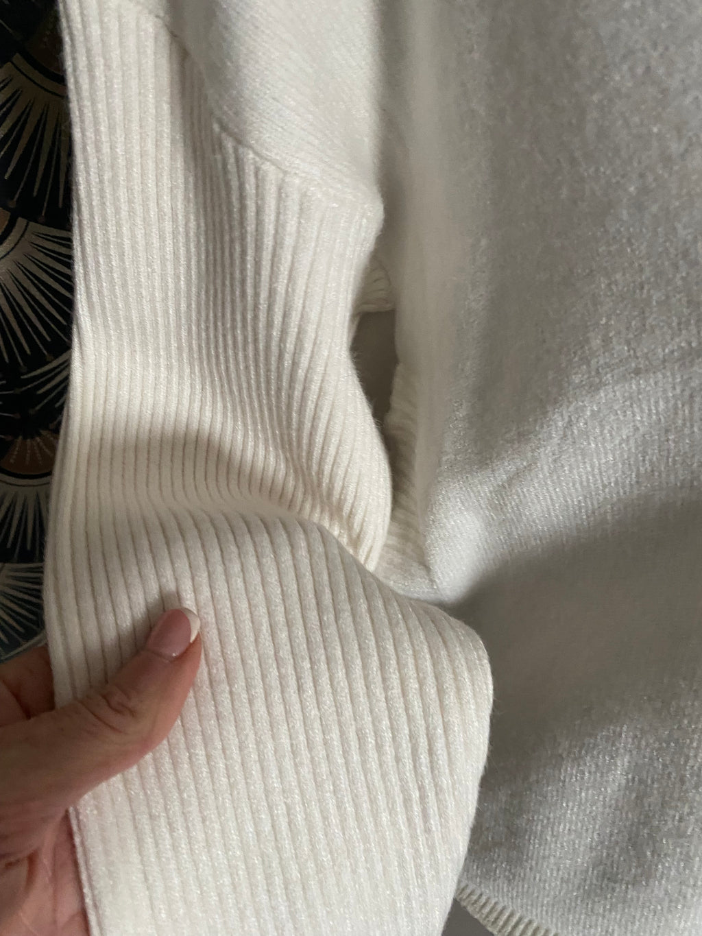 PULL MANCHES CHAUSSETTES   ECRU TU 36/44