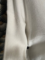 PULL MANCHES CHAUSSETTES   ECRU TU 36/44