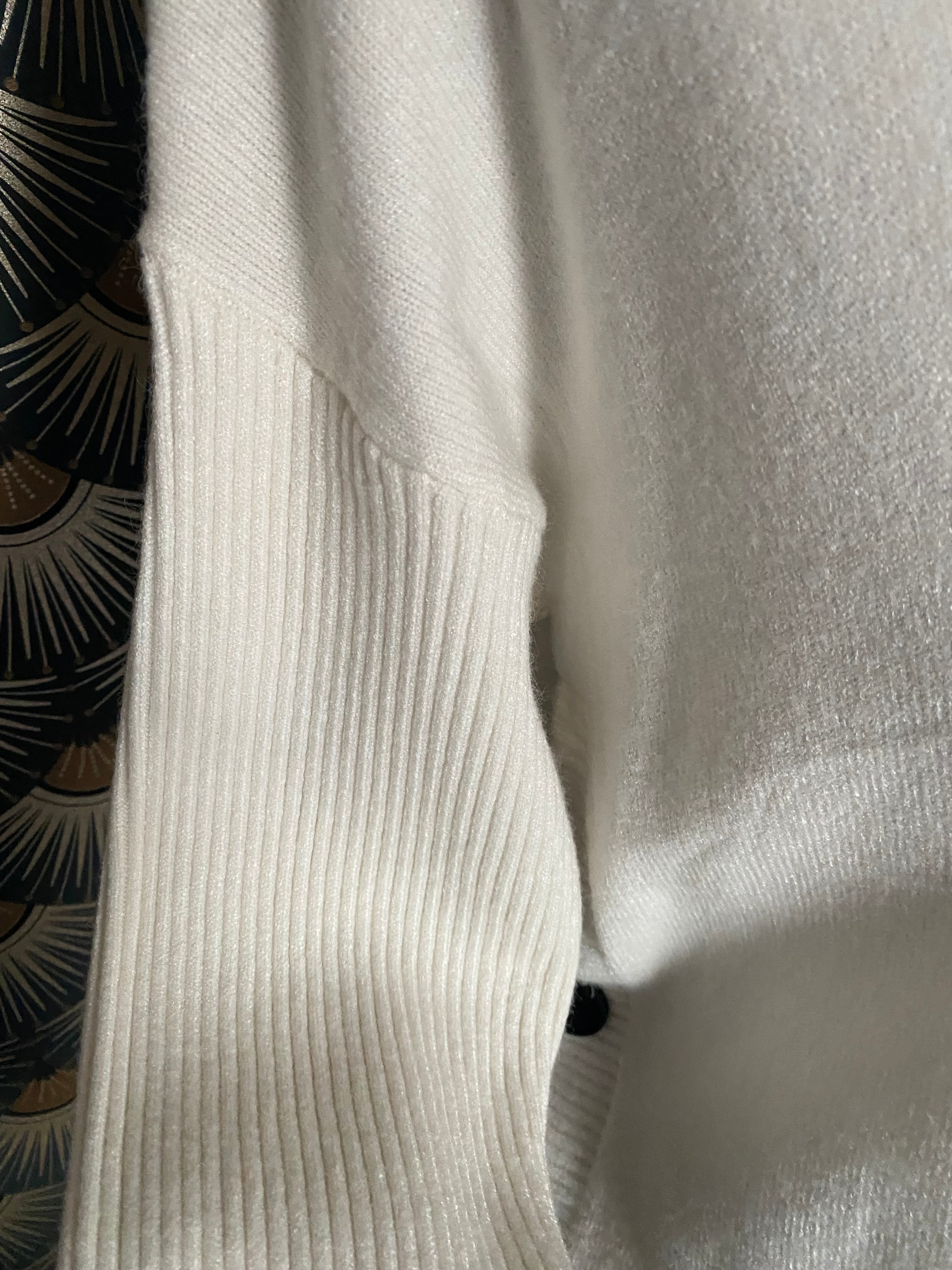 PULL MANCHES CHAUSSETTES   ECRU TU 36/44