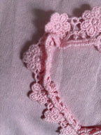 TOP FLEURS ROSE   36/42 petit 44