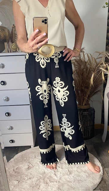 PANTALON MELANIE NOIR      36 /40