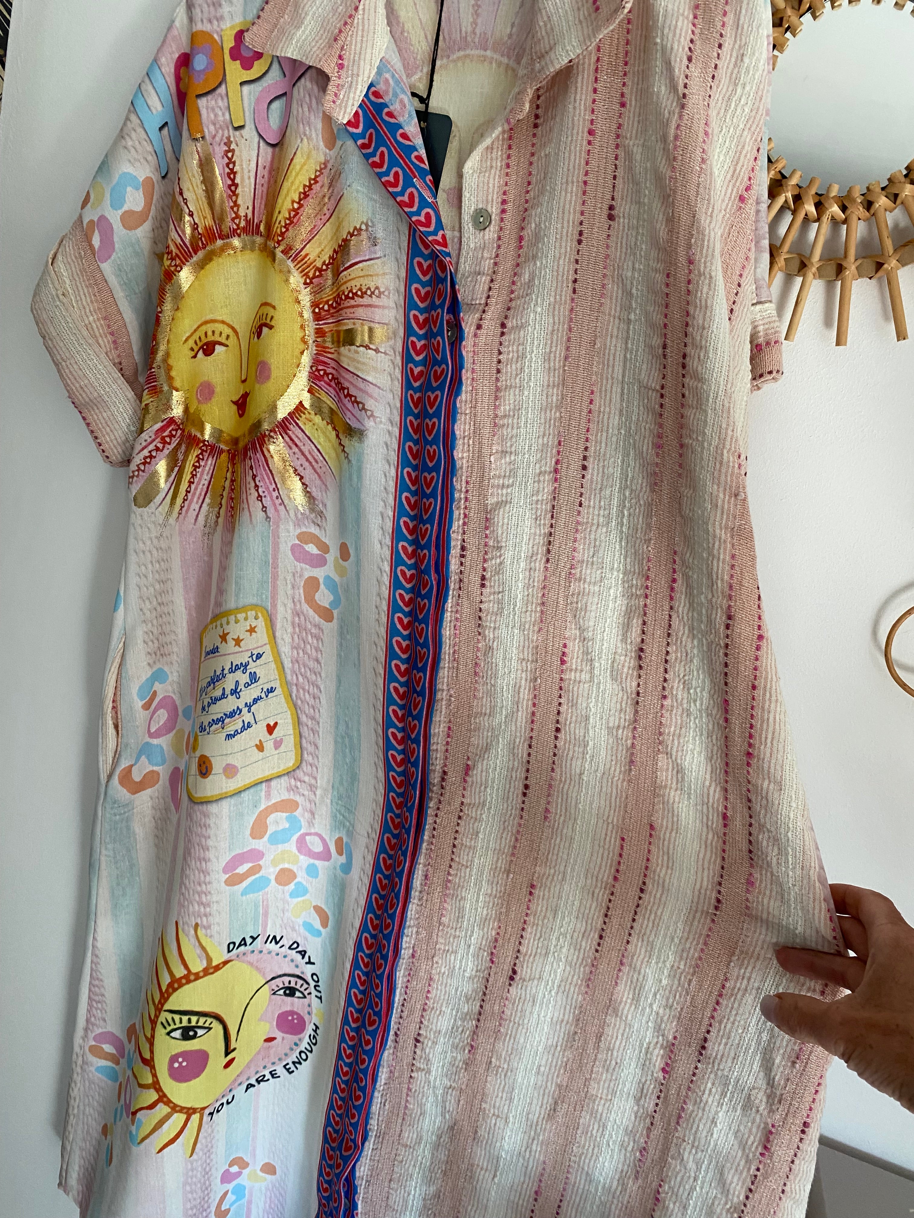 ROBE CHEMISE SOLEIL TU 40/46