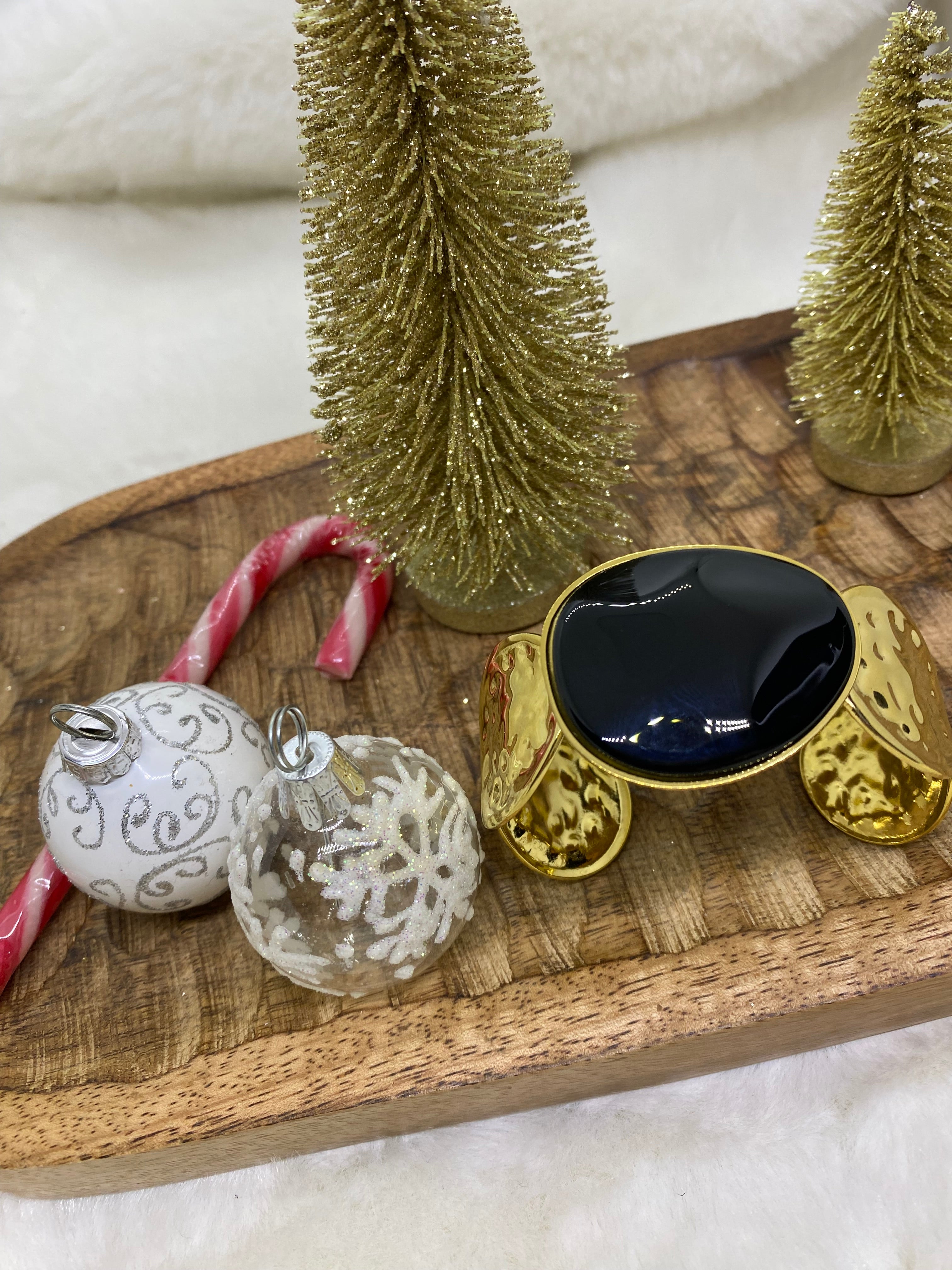 BRACELET MANCHETTE STACY NOIRE TU