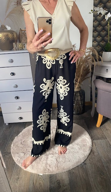 PANTALON MELANIE NOIR      36 /40
