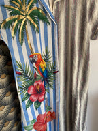 ROBE CHEMISE PERROQUET  TU 40/46