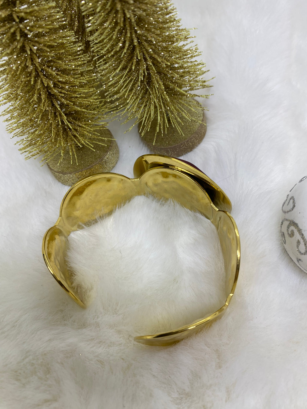 BRACELET MANCHETTE STACY ROUGE  TU