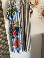 ROBE CHEMISE PERROQUET  TU 40/46