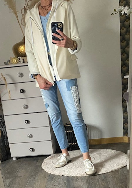 VESTE BLAZER   PAOLA  ECRU   36/42