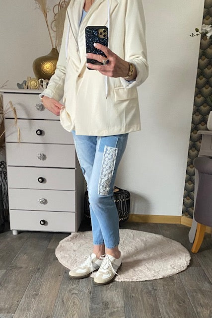 VESTE BLAZER   PAOLA  ECRU   36/42