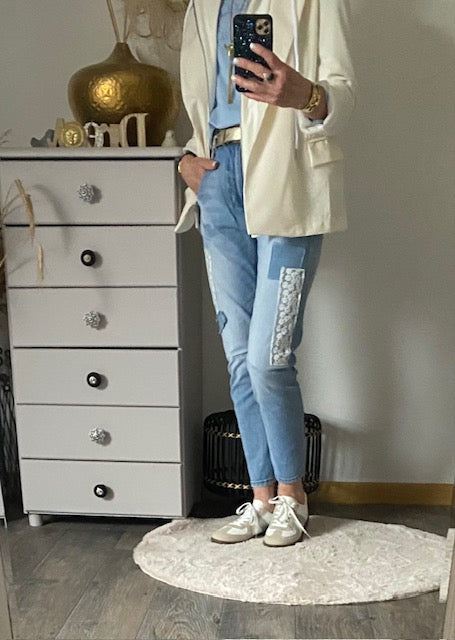 VESTE BLAZER   PAOLA  ECRU   36/42