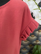 TOP NATHALIE  TERRA COTA   38 AU 42