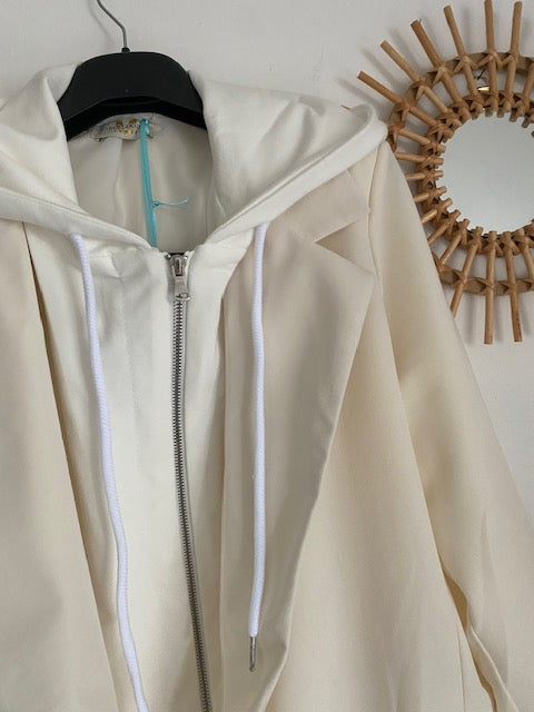 VESTE BLAZER   PAOLA  ECRU   36/42