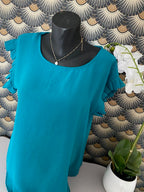 TOP NATHALIE BLEU CANARD   38 AU 42