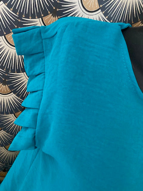 TOP NATHALIE BLEU CANARD   38 AU 42