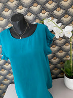 TOP NATHALIE BLEU CANARD   38 AU 42