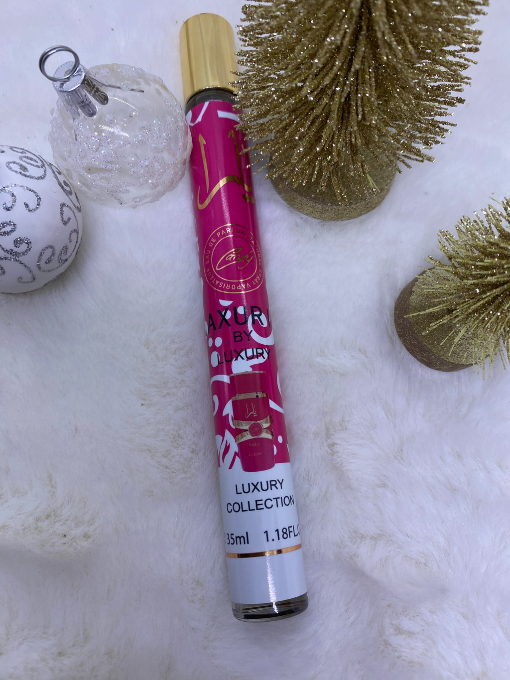 CHAUSSETTE DE NOEL  LUTIN AVEC  FOULARD , PARFUM ,BOUCLES D'OREILLES