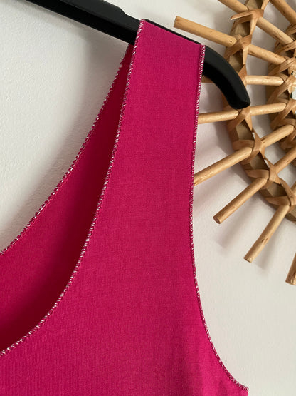 TOP MODA   34/40  ( NOIR, ROUGE,  FUSHIA ,CORAIL)